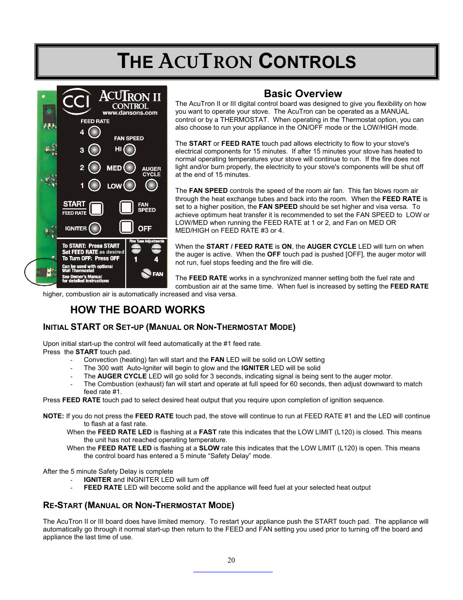 Ontrols | Dansons Group CC3 User Manual | Page 20 / 37