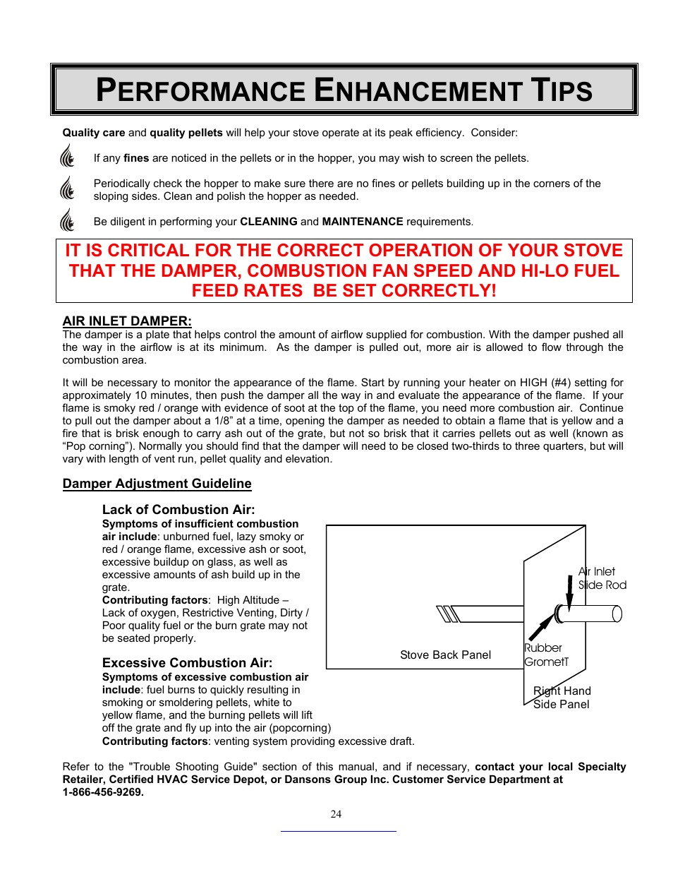 Erformance, Nhancement | Dansons Group CC3 User Manual | Page 24 / 37