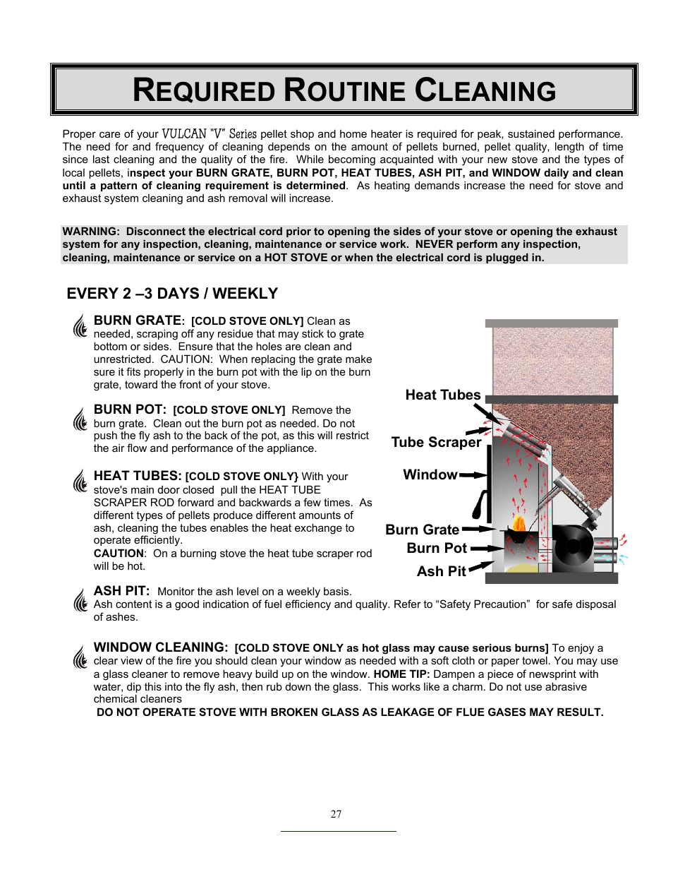 Equired, Outine, Leaning | Dansons Group CC3 User Manual | Page 27 / 37