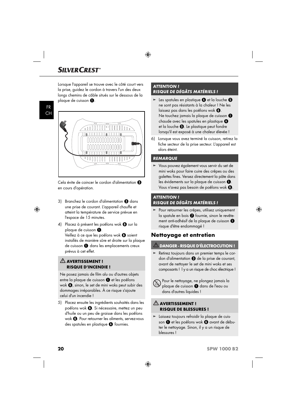 Nettoyage et entretien | Silvercrest SPW 1000 B2 User Manual | Page 23 / 52