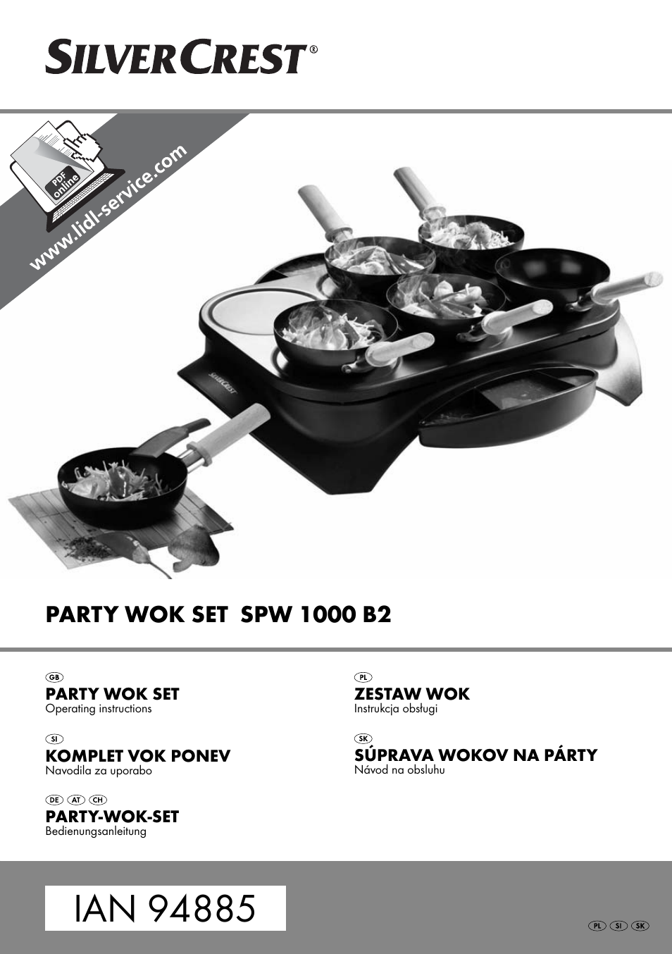 Silvercrest SPW 1000 B2 User Manual | 64 pages