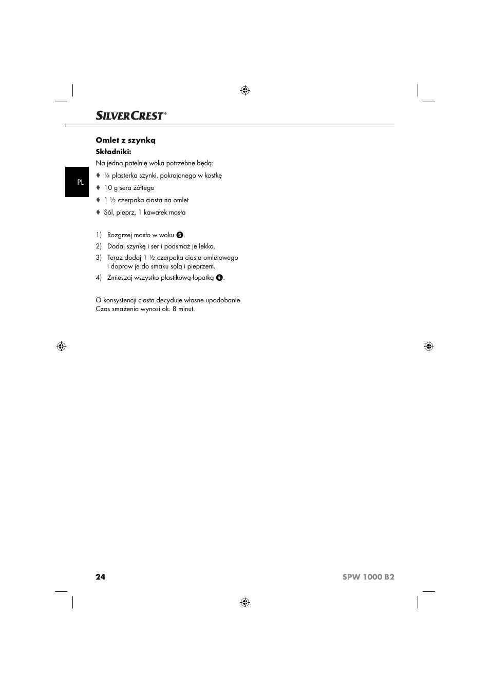 Silvercrest SPW 1000 B2 User Manual | Page 27 / 64