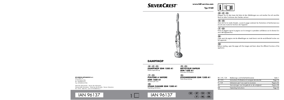 Silvercrest SDM 1500 A1 User Manual | 64 pages