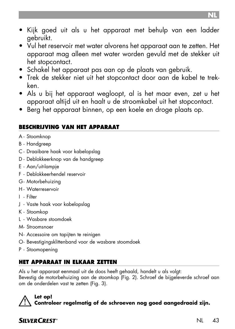 Silvercrest SDM 1500 A1 User Manual | Page 45 / 64