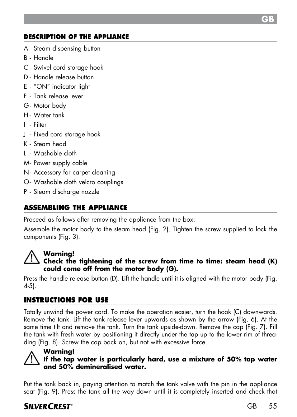 Silvercrest SDM 1500 A1 User Manual | Page 57 / 64