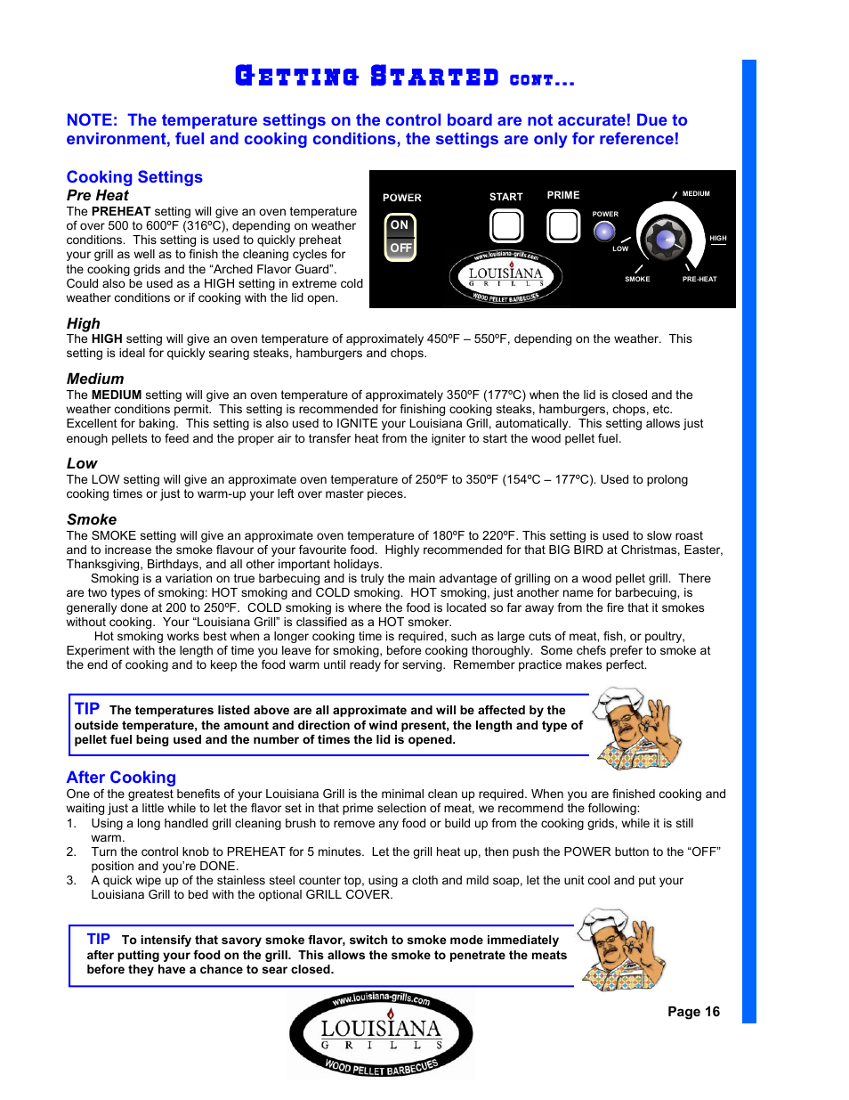 After cooking | Dansons Group 680 User Manual | Page 16 / 24