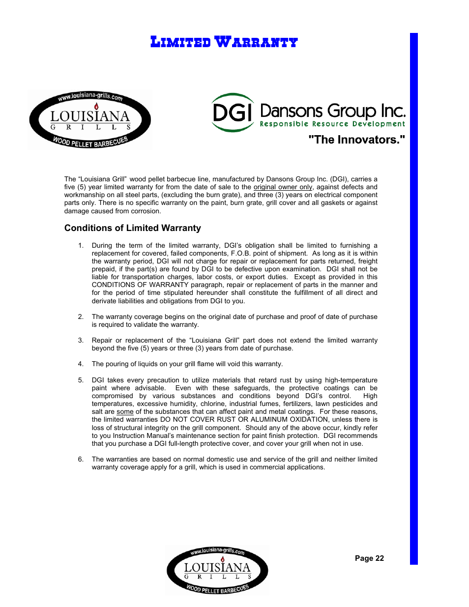 Dansons Group 680 User Manual | Page 22 / 24