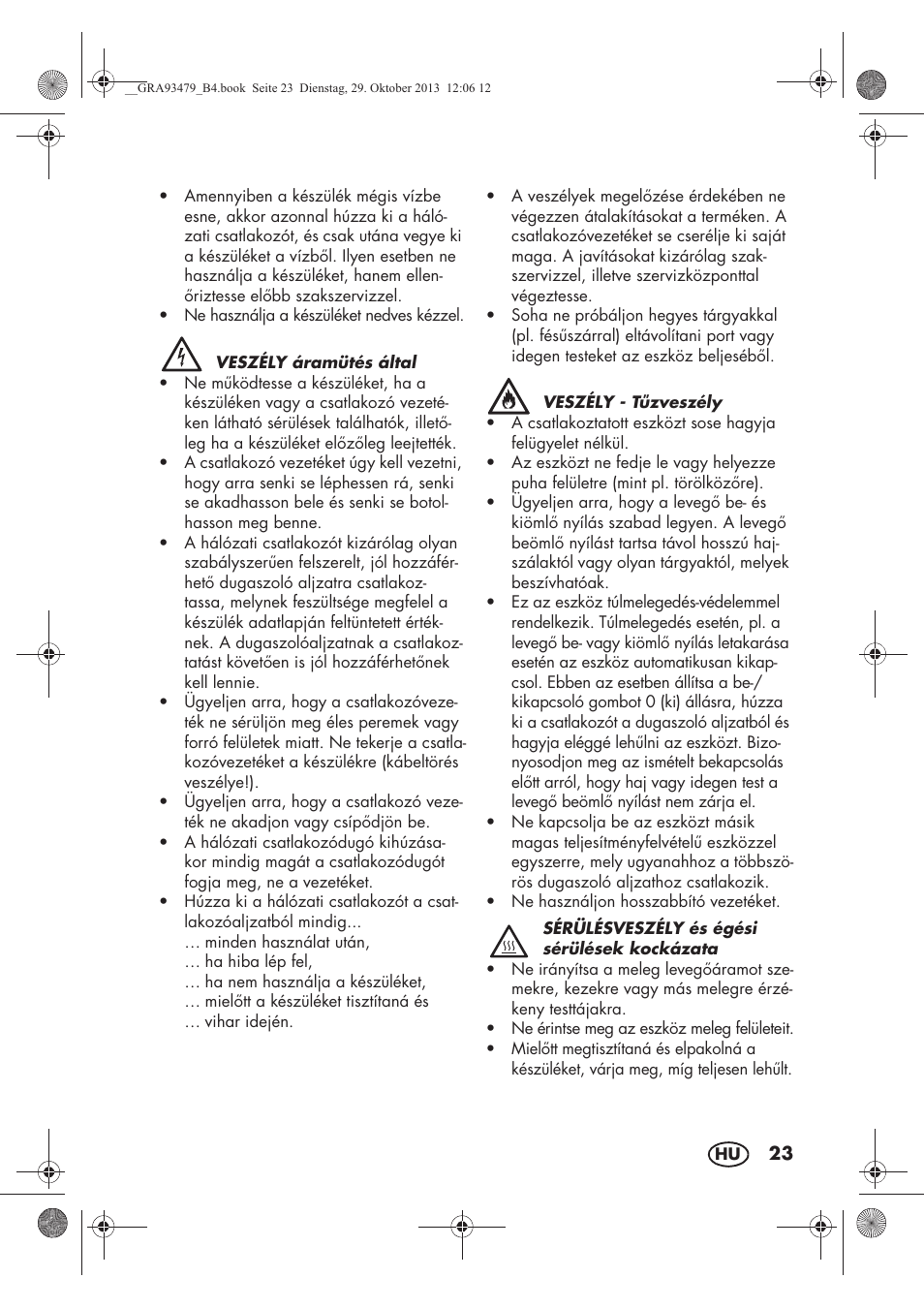 Silvercrest SHTR 2200 B1 User Manual | Page 25 / 66