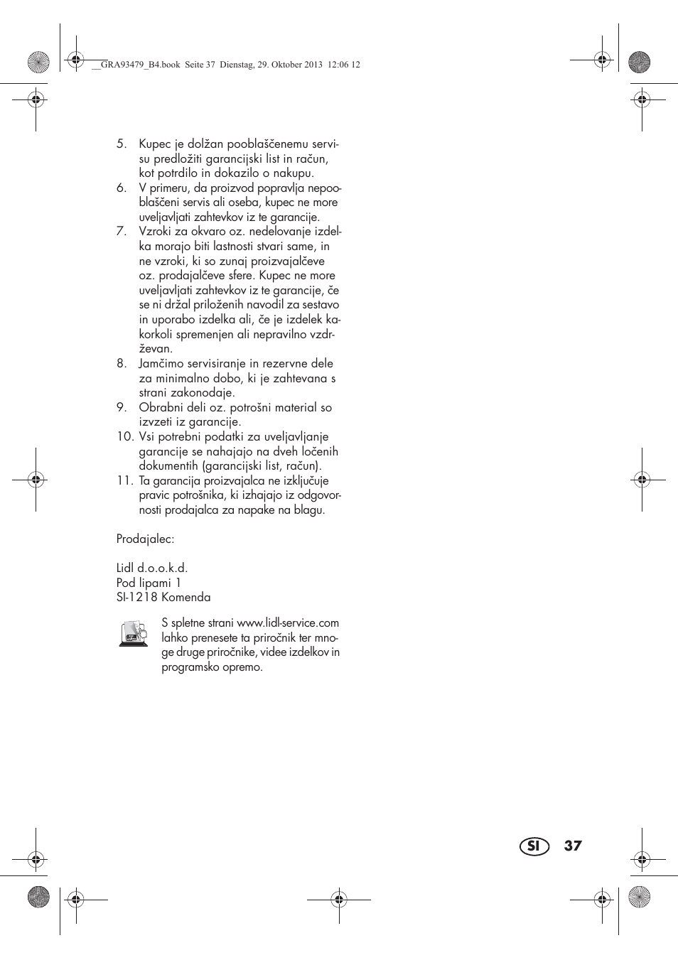 Silvercrest SHTR 2200 B1 User Manual | Page 39 / 66