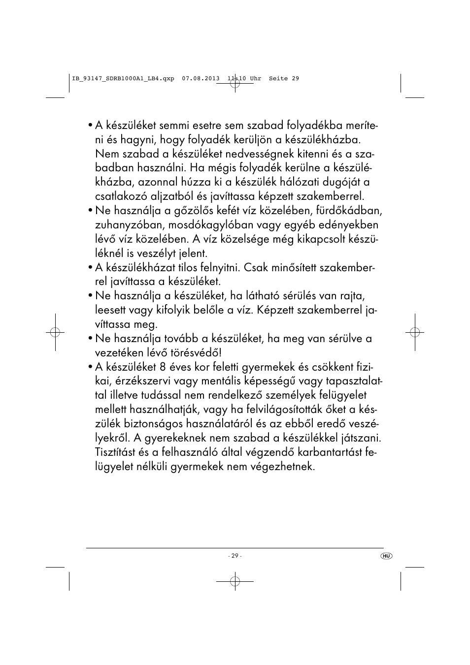 Silvercrest SDRB 1000 A1 User Manual | Page 32 / 87