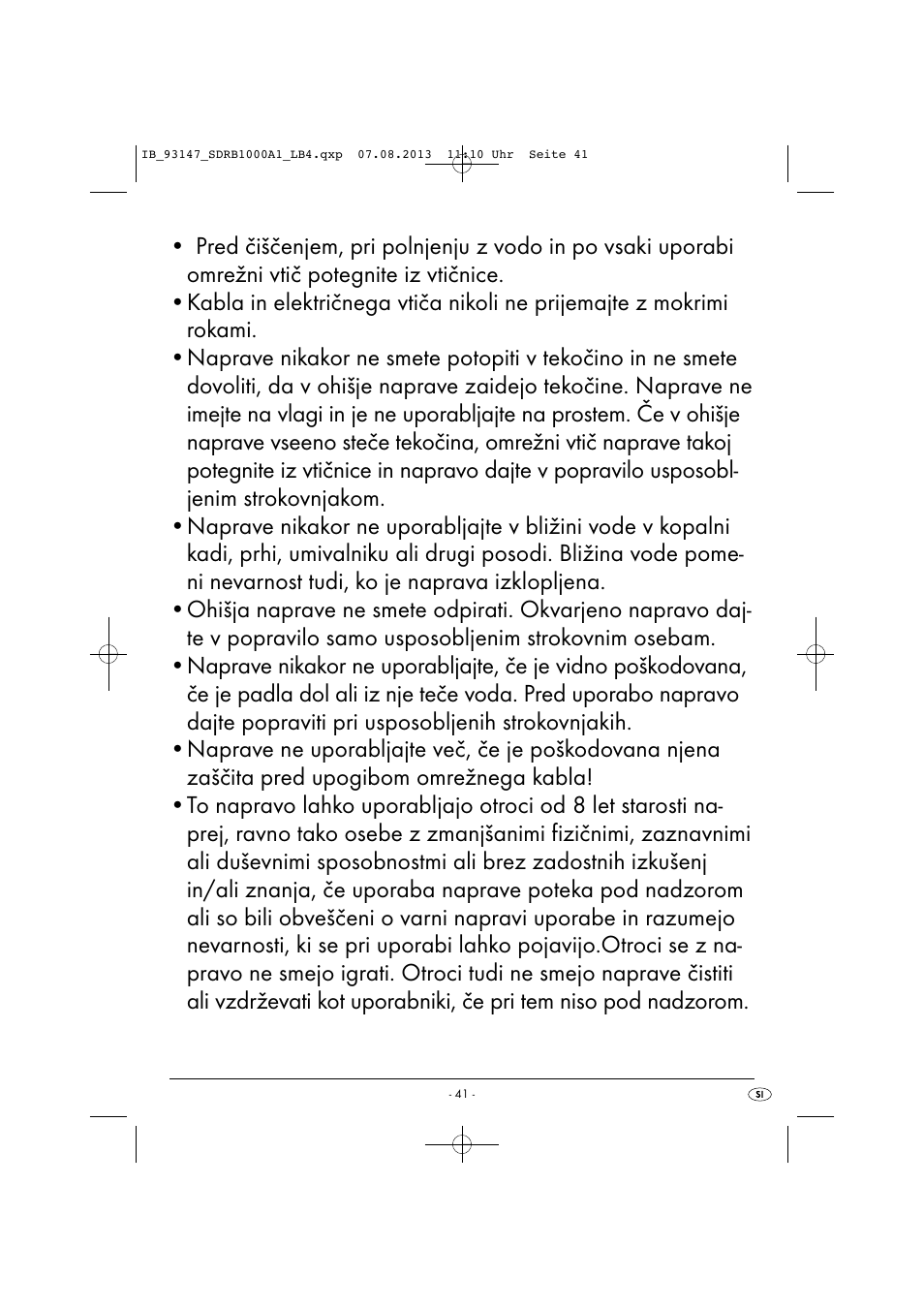 Silvercrest SDRB 1000 A1 User Manual | Page 44 / 87