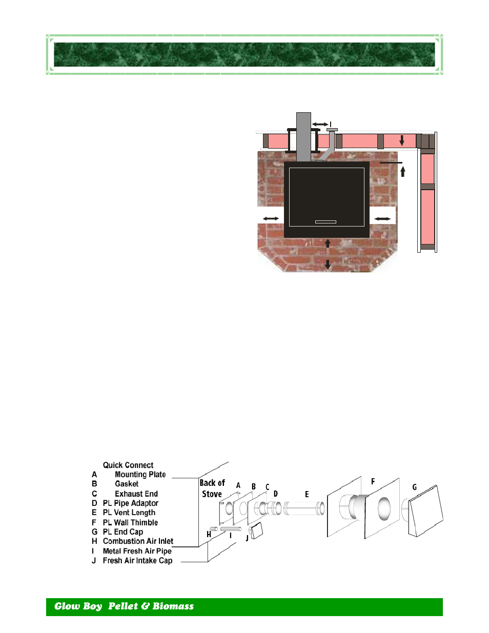 Nstallation, Reestanding | Dansons Group GLOW BOY IGB User Manual | Page 17 / 40