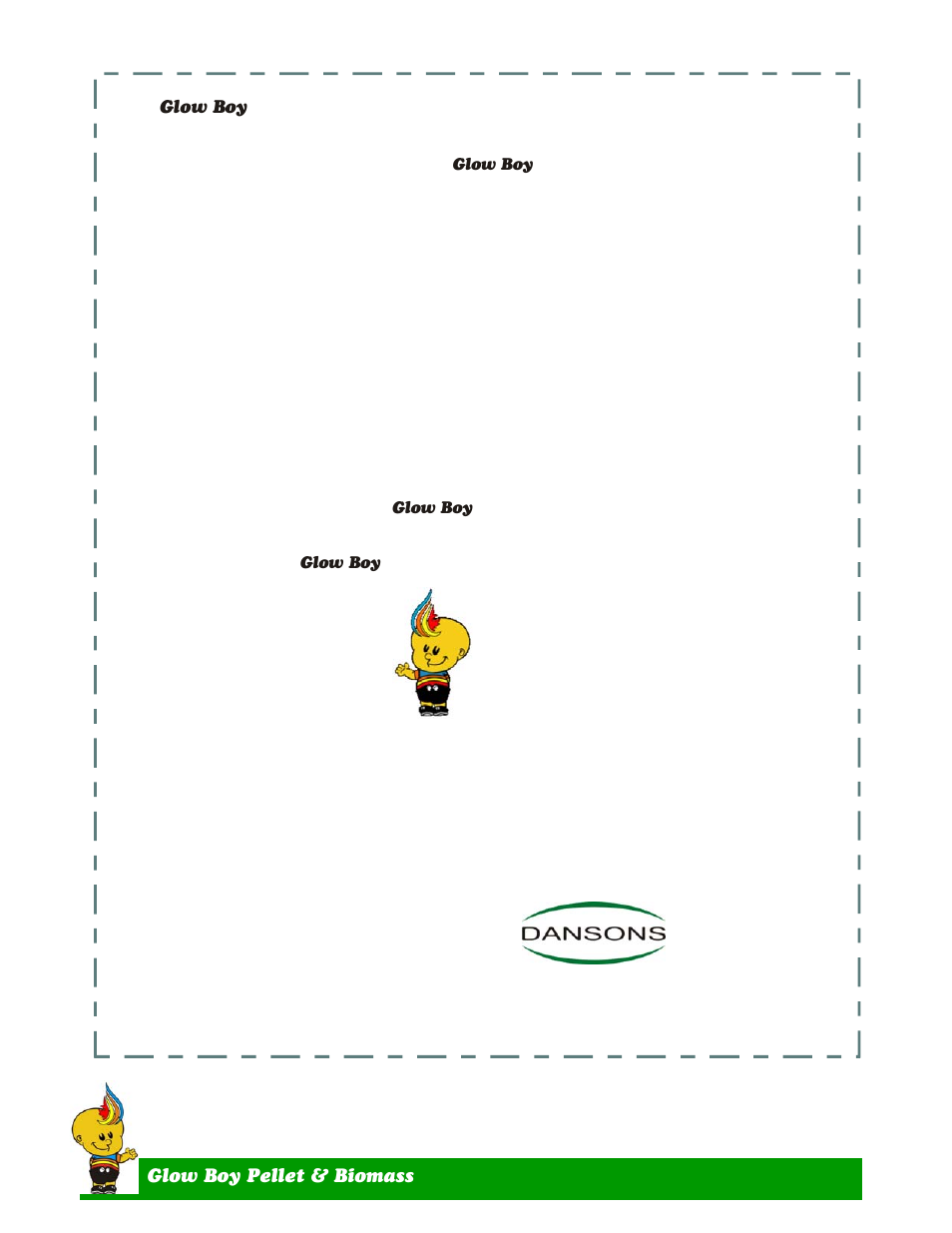 Dansons Group GLOW BOY IGB User Manual | Page 2 / 40