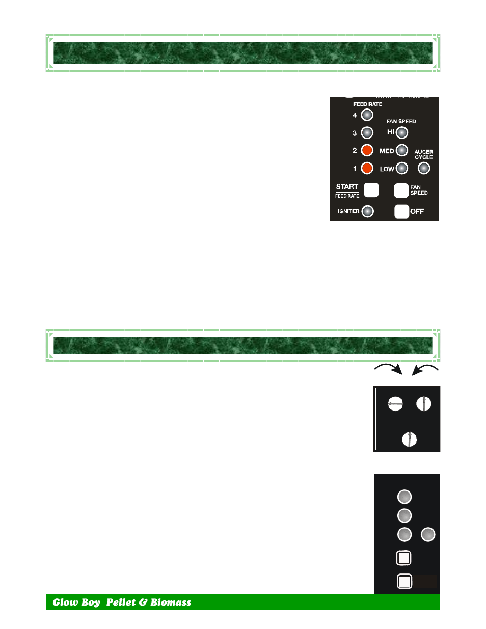 Feed rates 1 & 2, Perating, Nstructions | Dansons Group GLOW BOY IGB User Manual | Page 28 / 40