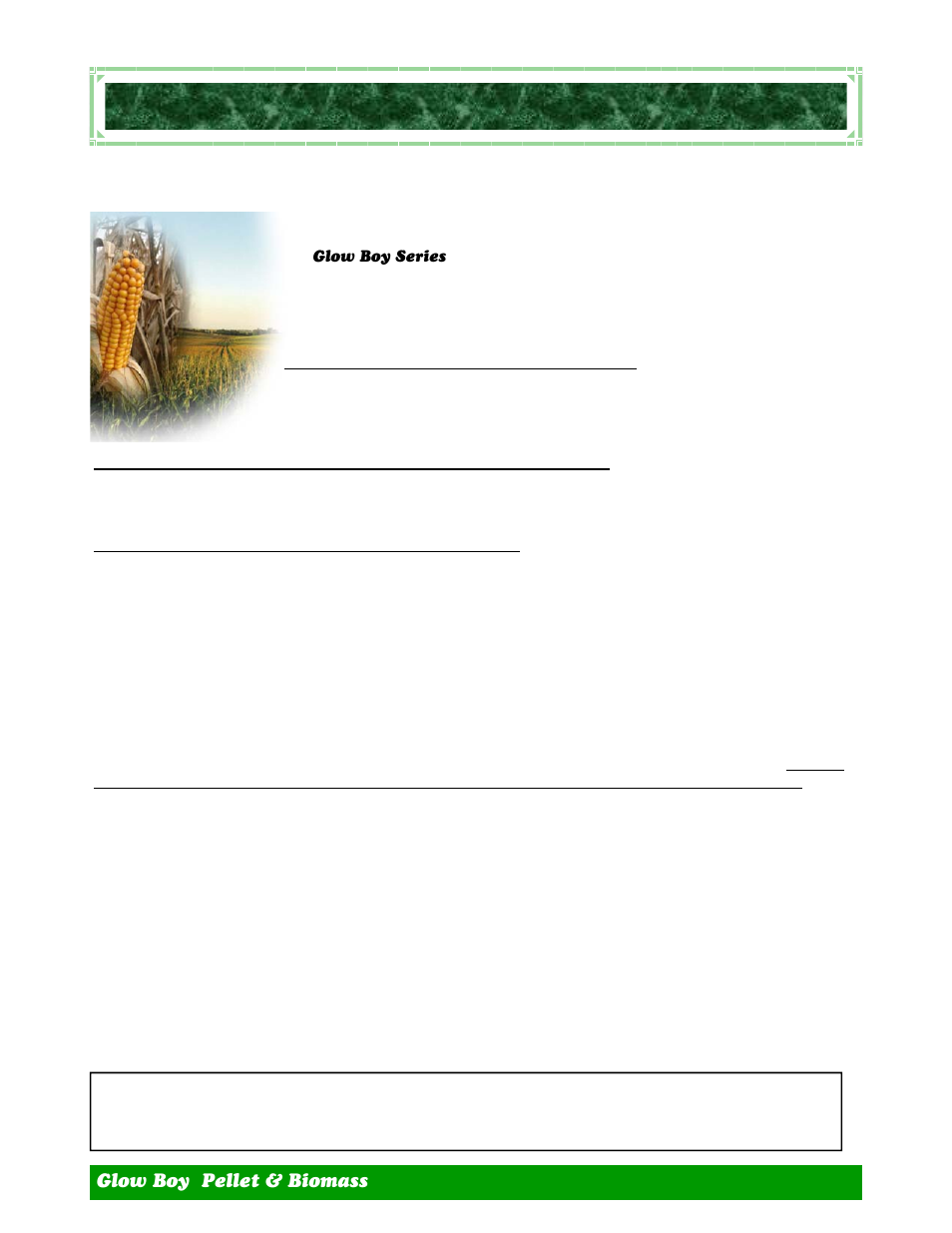 Pecifications, Helled | Dansons Group GLOW BOY IGB User Manual | Page 32 / 40