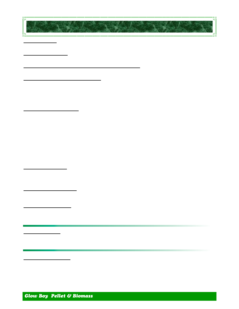 Aintenance, Eriodic, Leaning | Dansons Group GLOW BOY IGB User Manual | Page 35 / 40