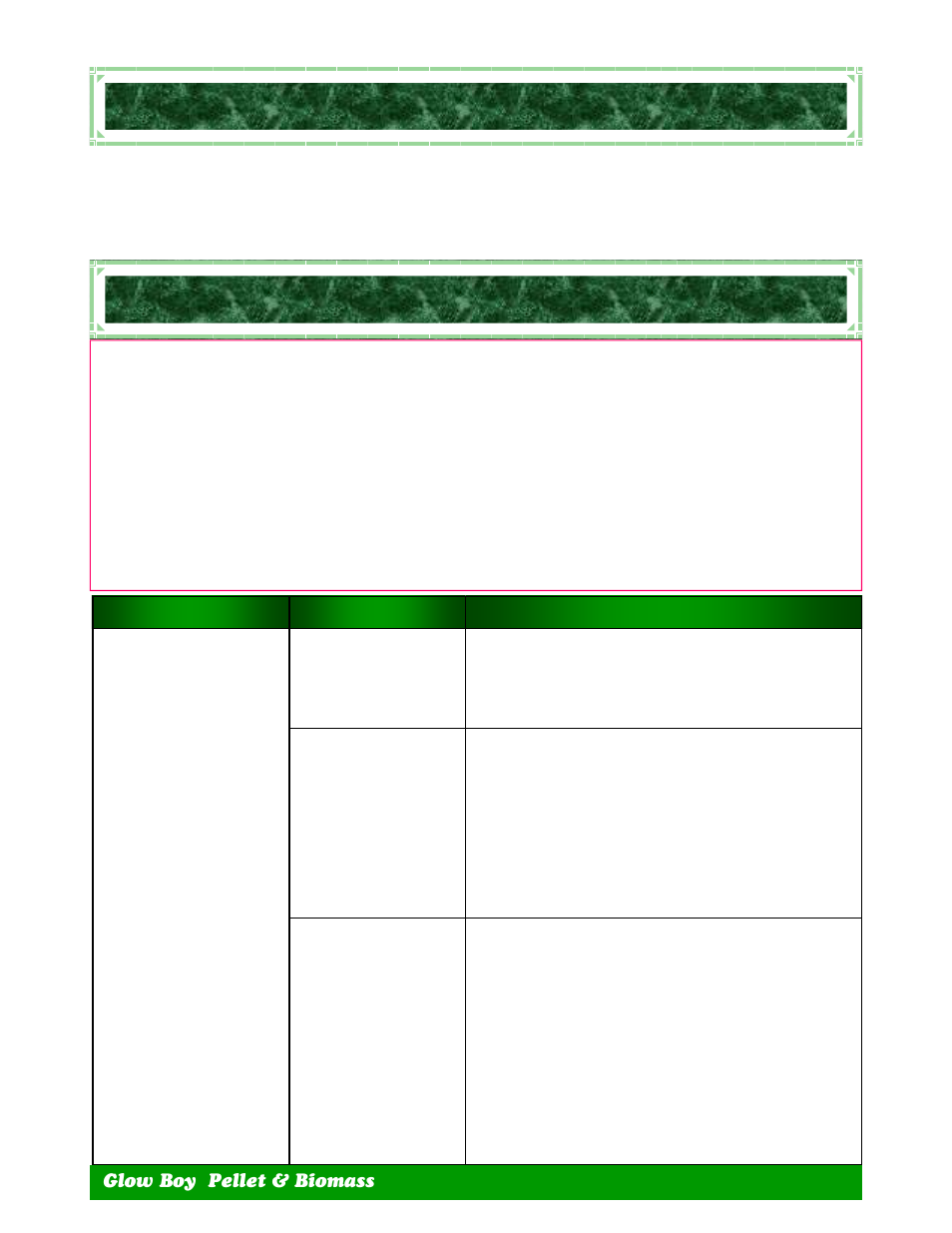 Rouble, Hooting, Early | Aintenance | Dansons Group GLOW BOY IGB User Manual | Page 36 / 40