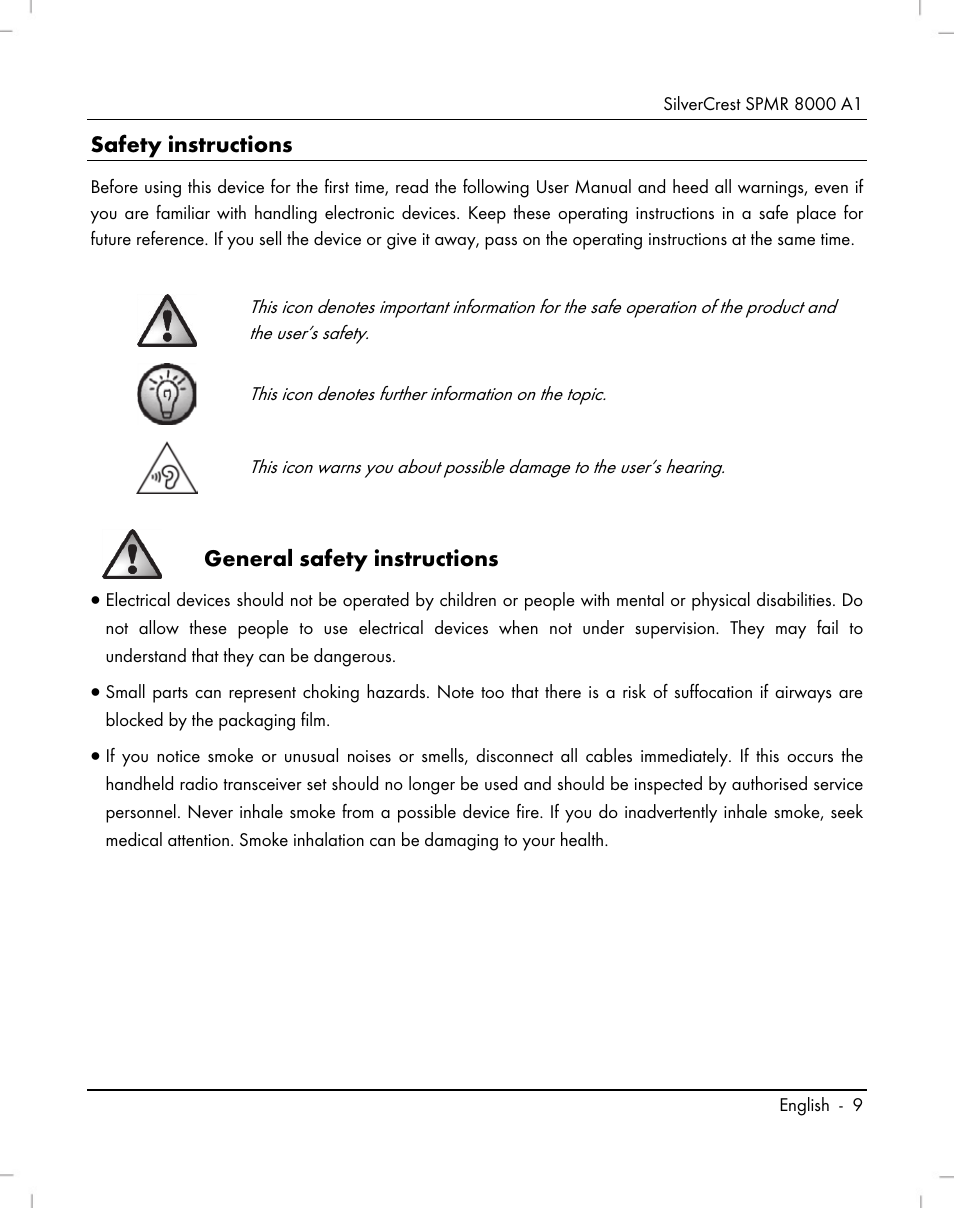 Silvercrest SPMR 8000 A1 User Manual | Page 11 / 184