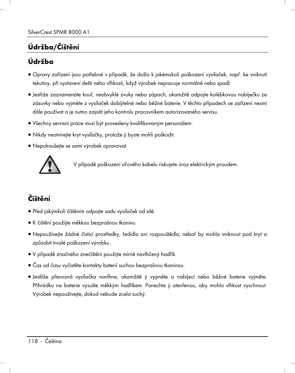 Silvercrest SPMR 8000 A1 User Manual | Page 120 / 184
