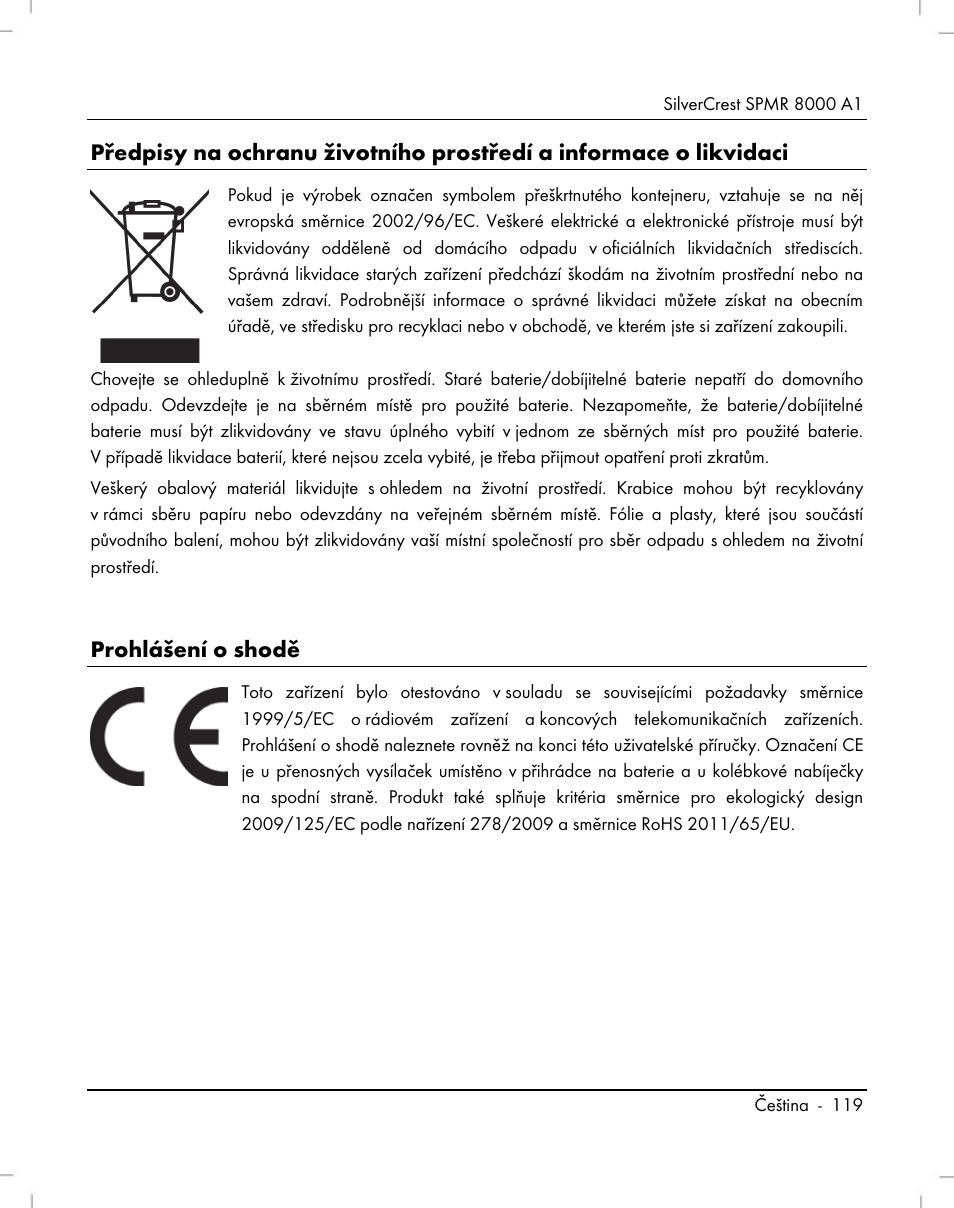 Silvercrest SPMR 8000 A1 User Manual | Page 121 / 184