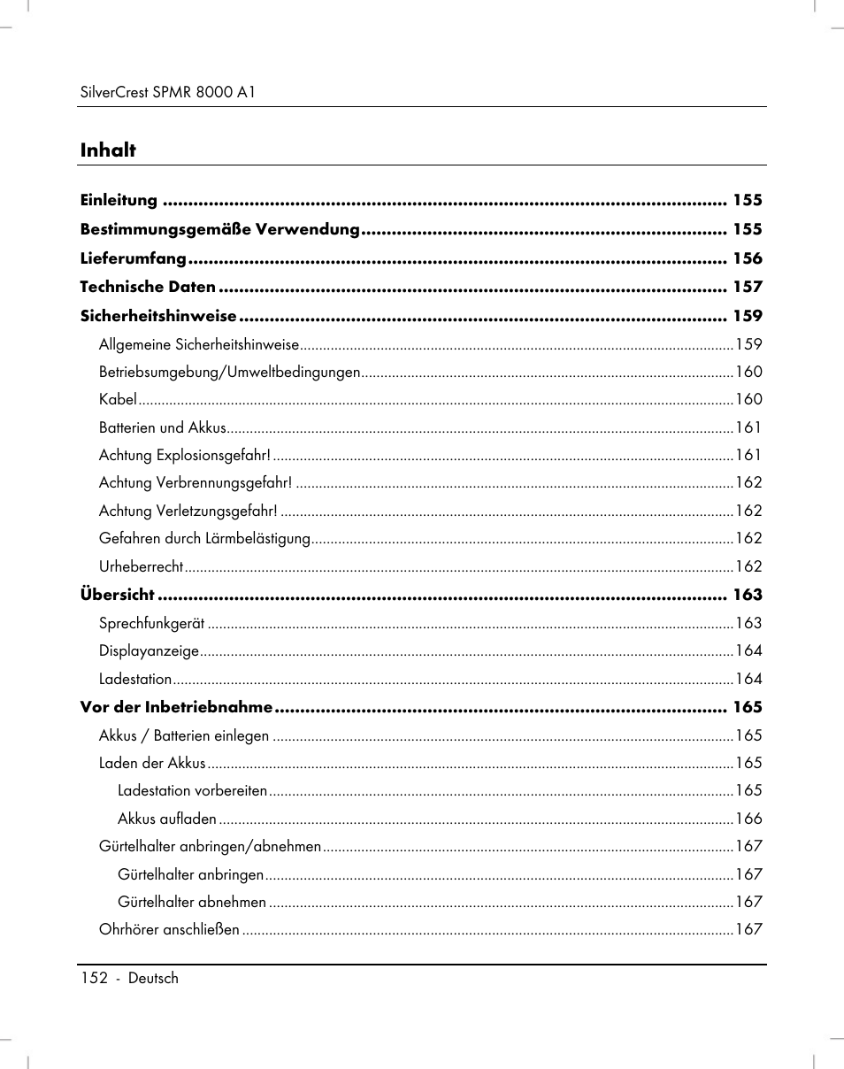Silvercrest SPMR 8000 A1 User Manual | Page 154 / 184