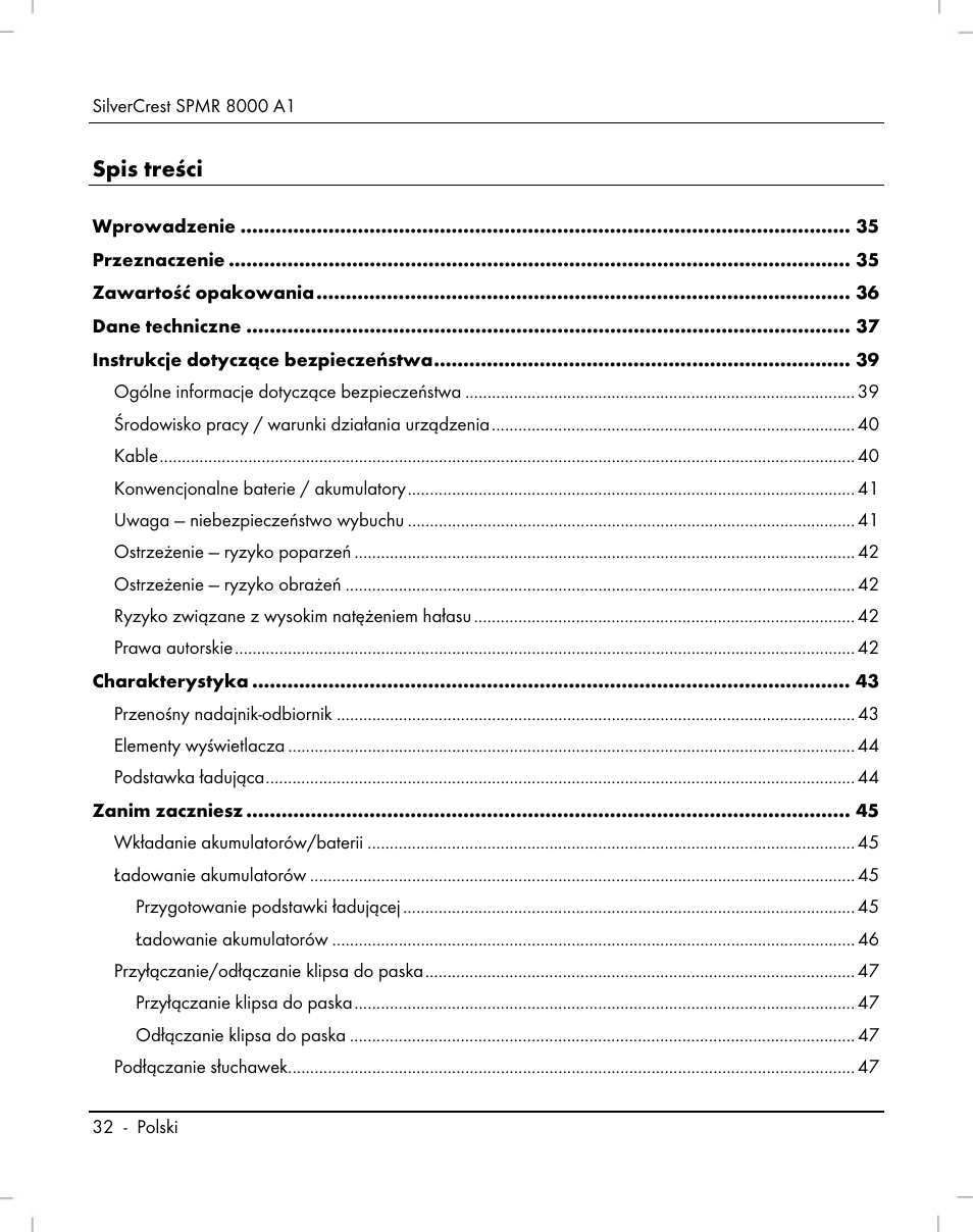 Silvercrest SPMR 8000 A1 User Manual | Page 34 / 184