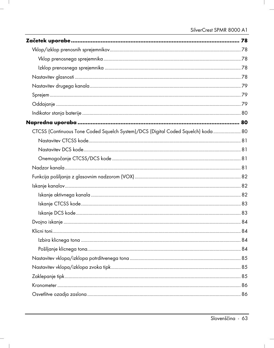 Silvercrest SPMR 8000 A1 User Manual | Page 65 / 184