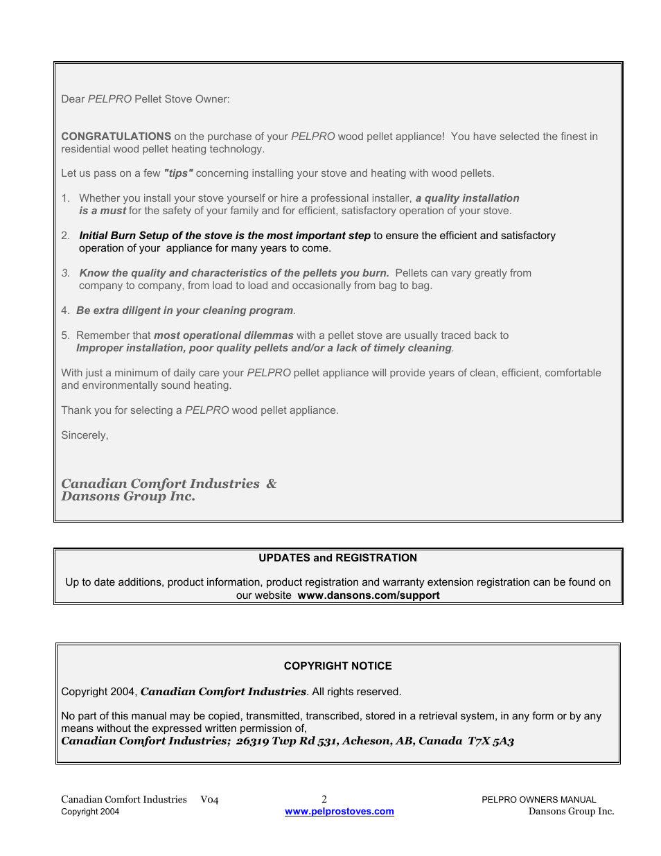 Dansons Group IPP User Manual | Page 2 / 40