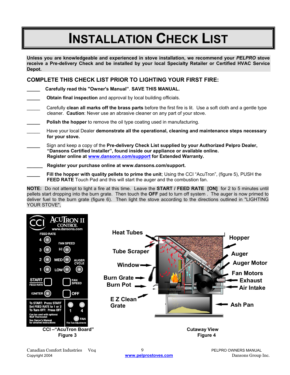 Nstallation, Heck | Dansons Group IPP User Manual | Page 9 / 40