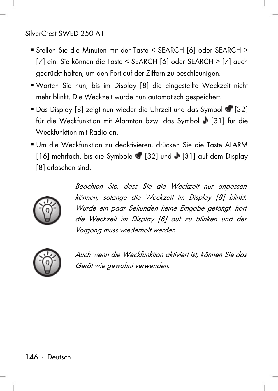 Silvercrest SWED 250 A1 User Manual | Page 148 / 158