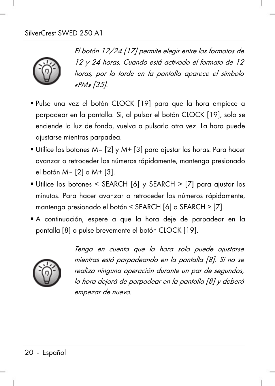 Silvercrest SWED 250 A1 User Manual | Page 22 / 158