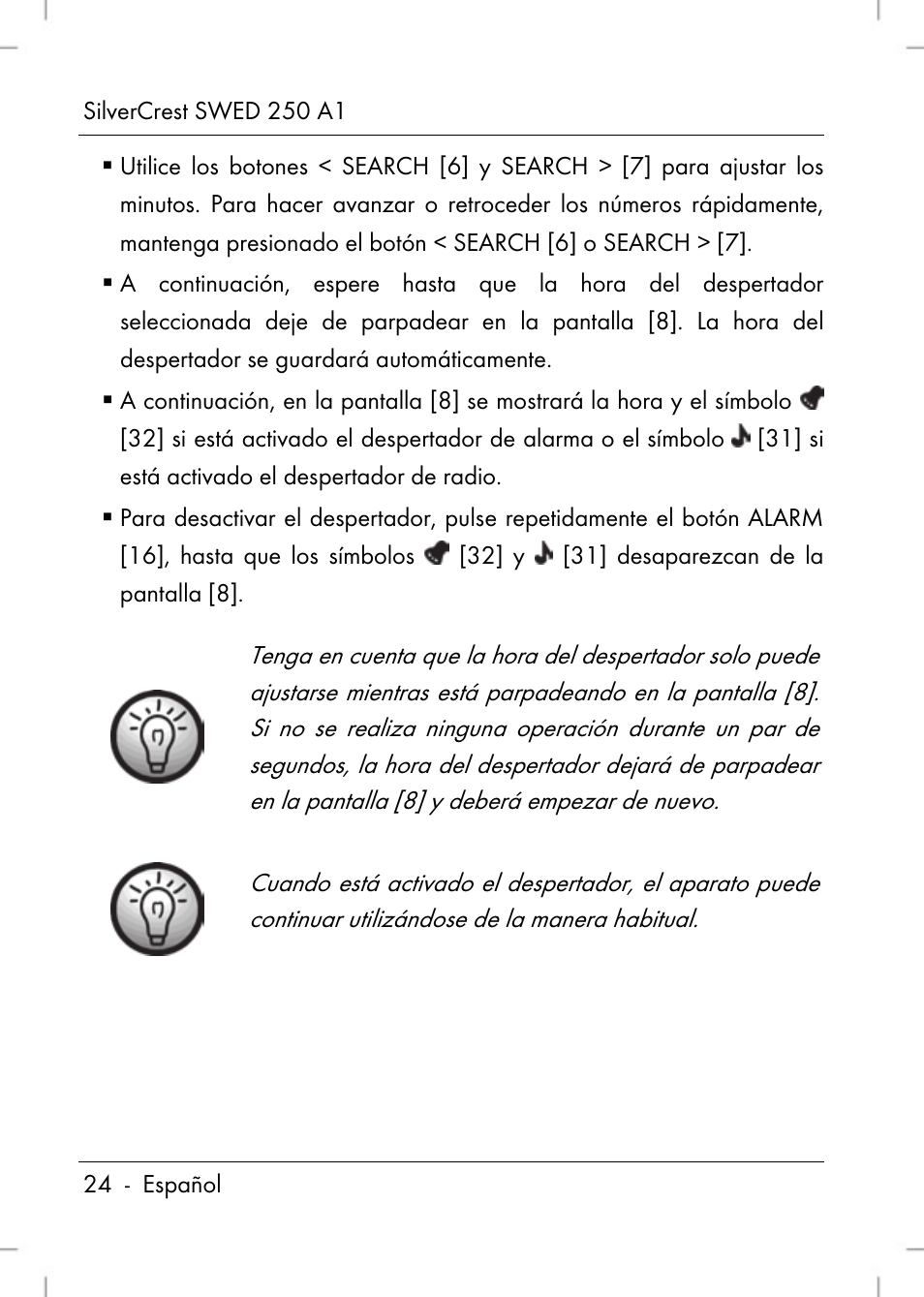 Silvercrest SWED 250 A1 User Manual | Page 26 / 158