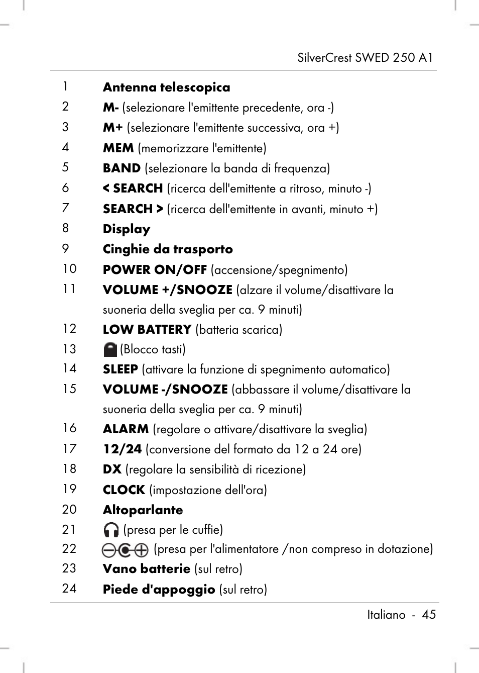 Silvercrest SWED 250 A1 User Manual | Page 47 / 158