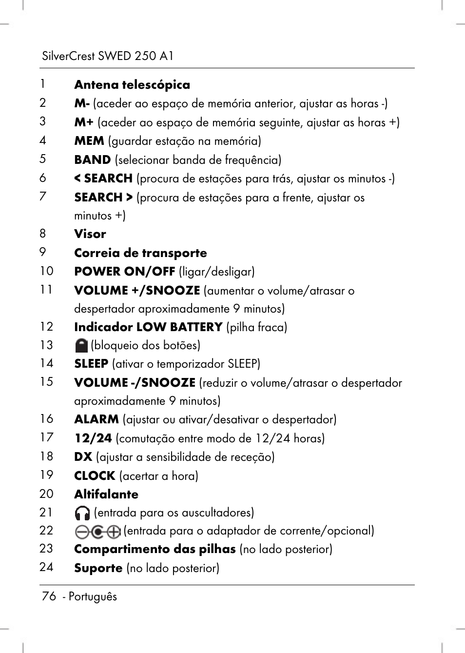 Silvercrest SWED 250 A1 User Manual | Page 78 / 158