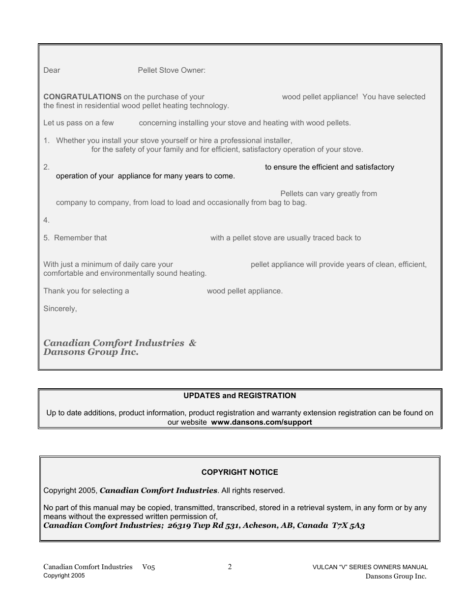 Dansons Group V-50 User Manual | Page 2 / 40