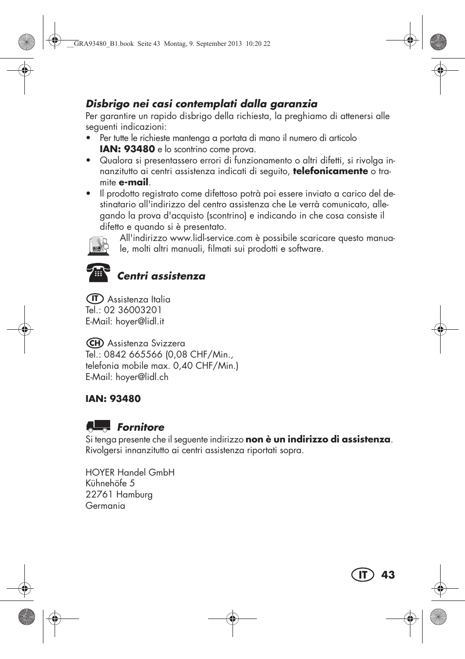 Silvercrest SHBS 500 B1 User Manual | Page 45 / 76