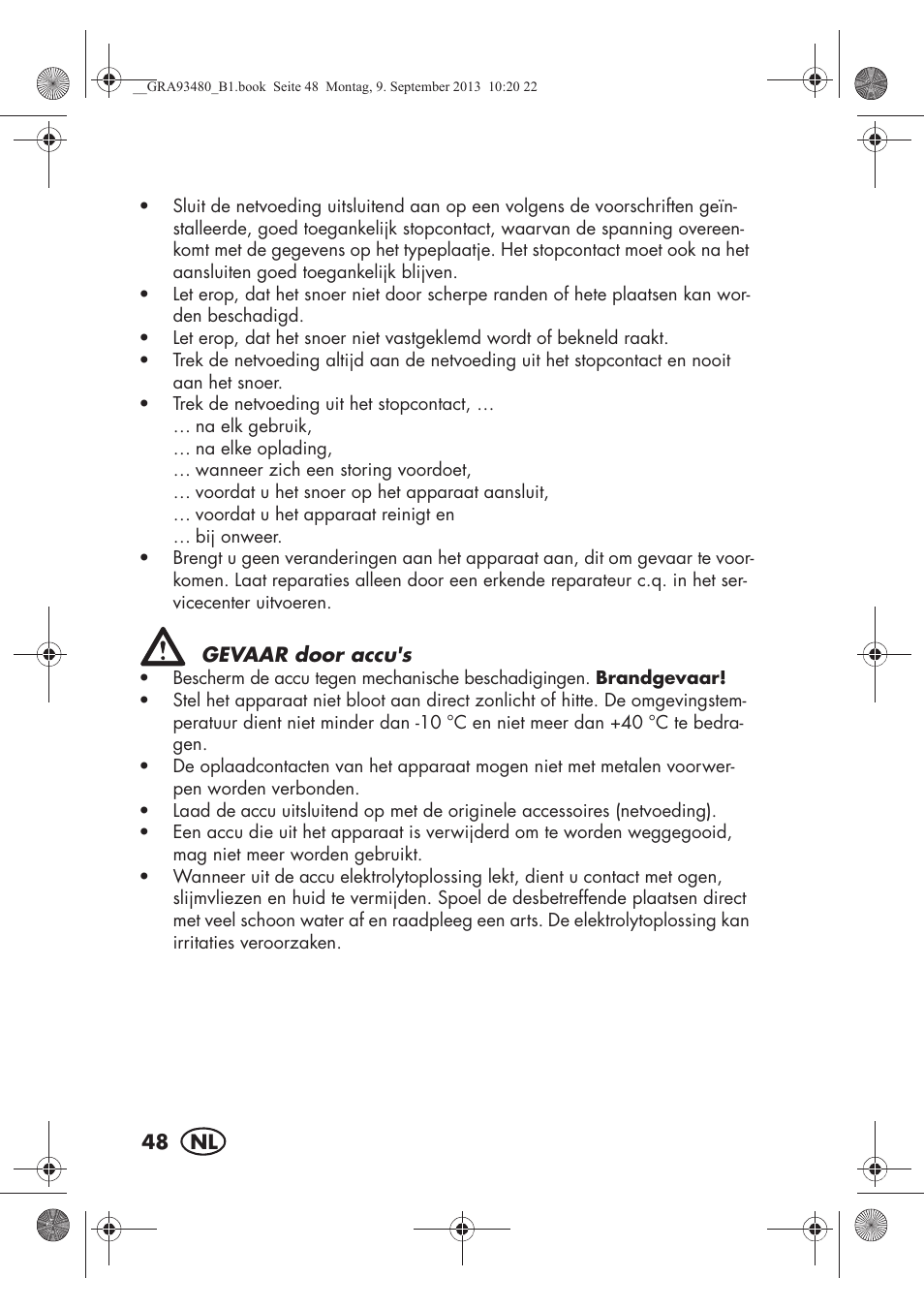 Silvercrest SHBS 500 B1 User Manual | Page 50 / 76