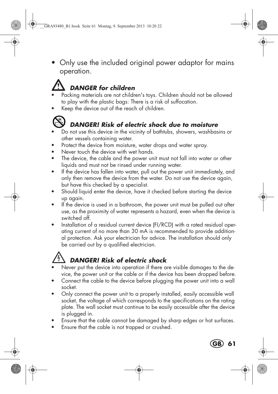 Silvercrest SHBS 500 B1 User Manual | Page 63 / 76