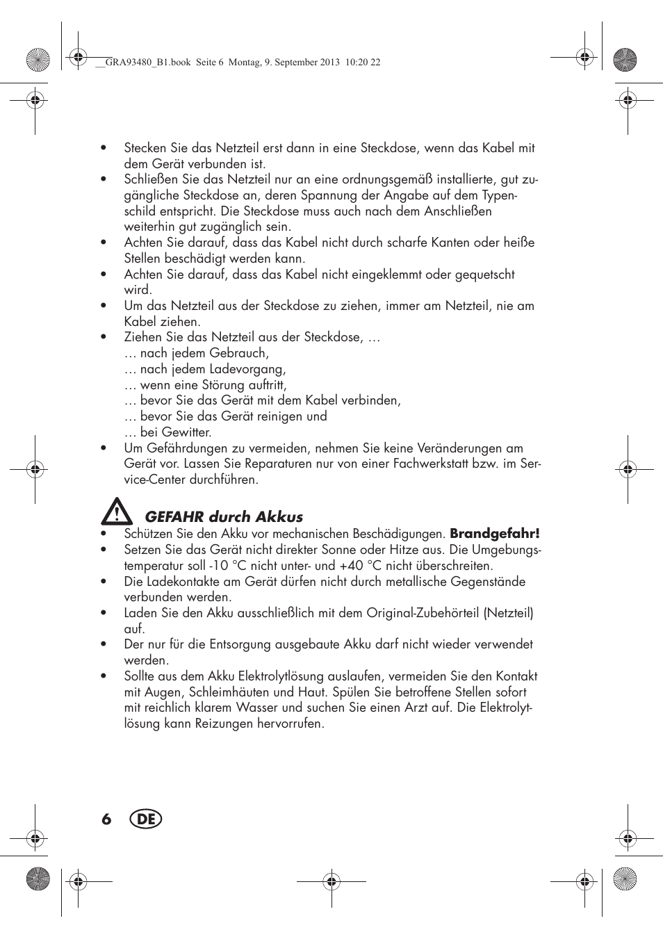 Silvercrest SHBS 500 B1 User Manual | Page 8 / 76