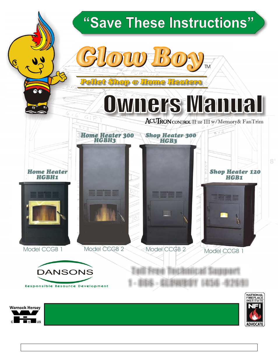 Dansons Group HGBH1 CCGB 2 User Manual | 40 pages
