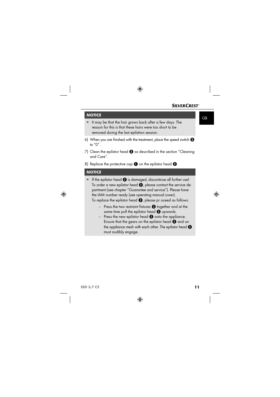 Silvercrest SED 3.7 C2 User Manual | Page 14 / 84