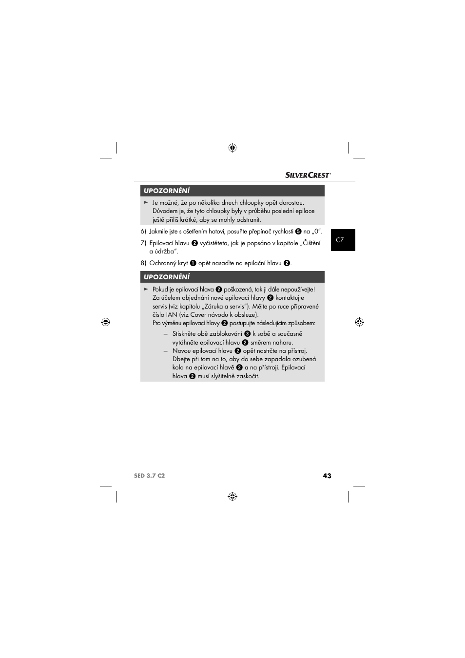 Silvercrest SED 3.7 C2 User Manual | Page 46 / 84