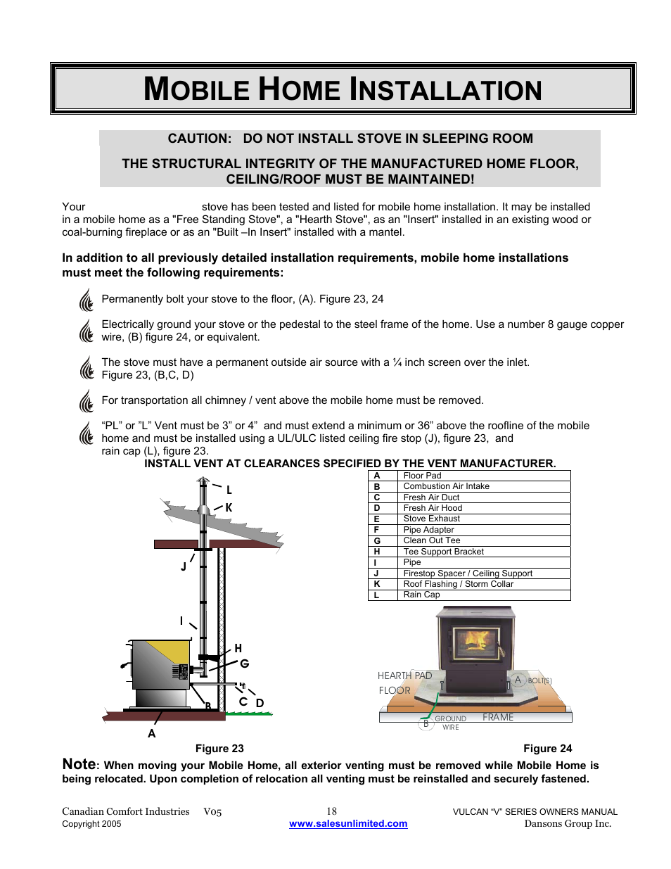 Obile, Nstallation | Dansons V-50 User Manual | Page 18 / 40