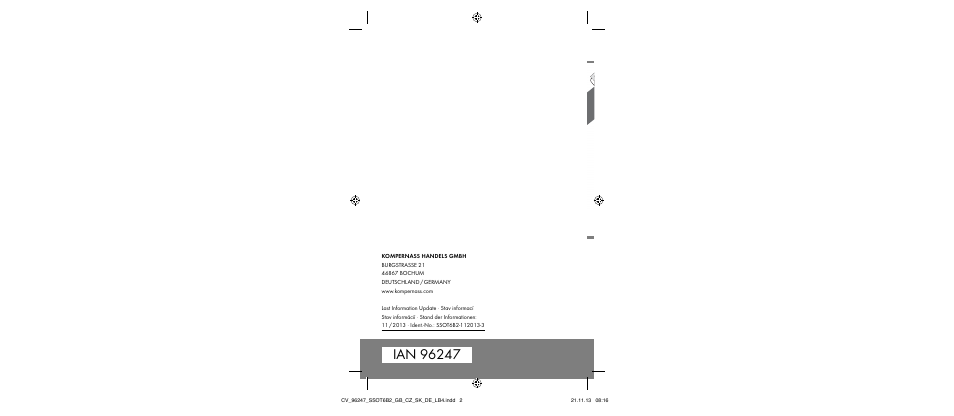 Silvercrest SSOT 6 B2 User Manual | Page 117 / 117