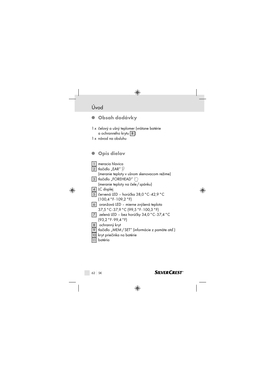 Silvercrest SSOT 6 B2 User Manual | Page 62 / 117