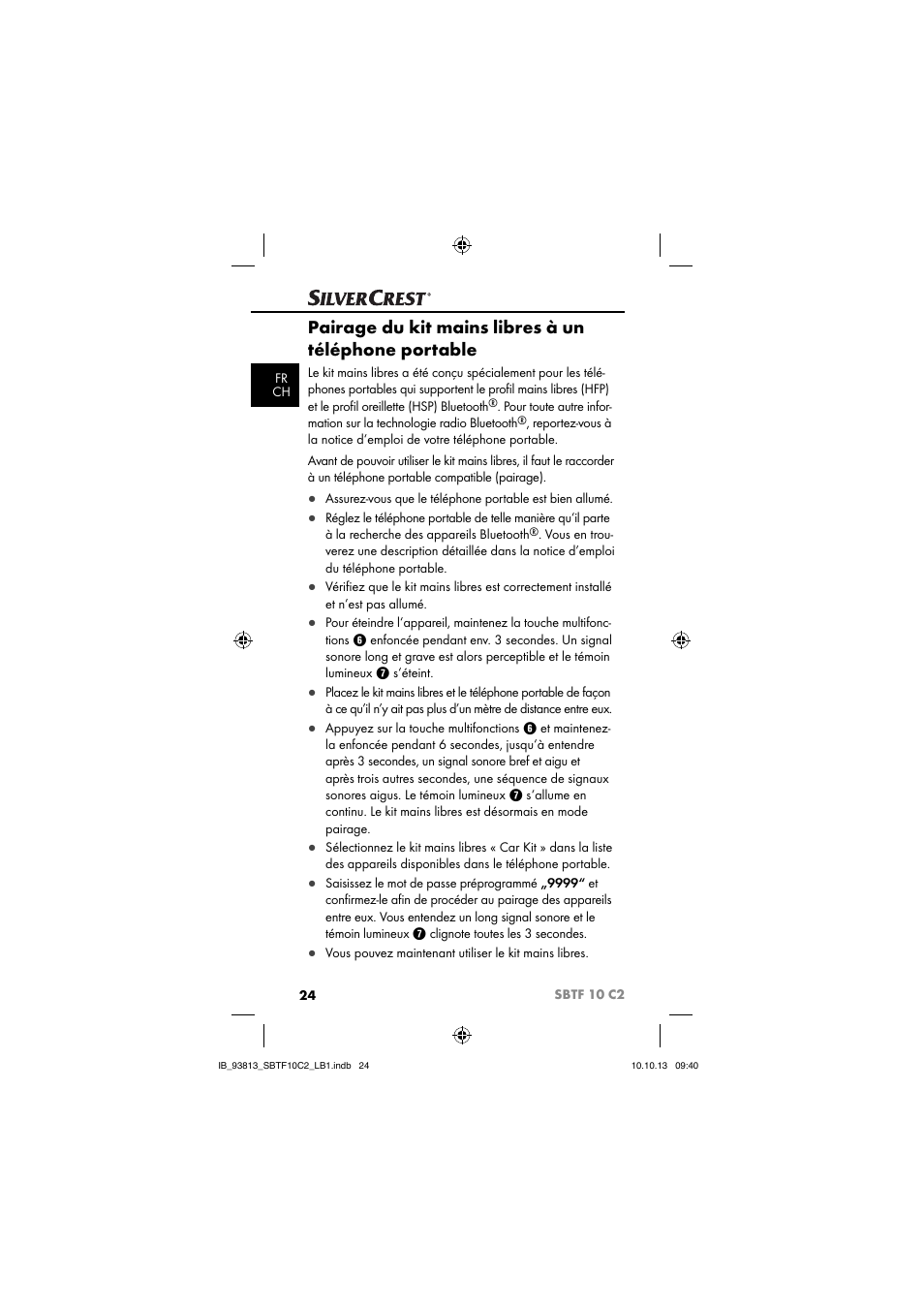 Silvercrest SBTF 10 C2 User Manual | Page 27 / 69