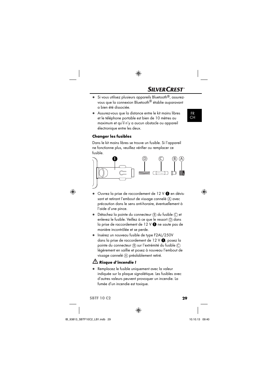 Silvercrest SBTF 10 C2 User Manual | Page 32 / 69