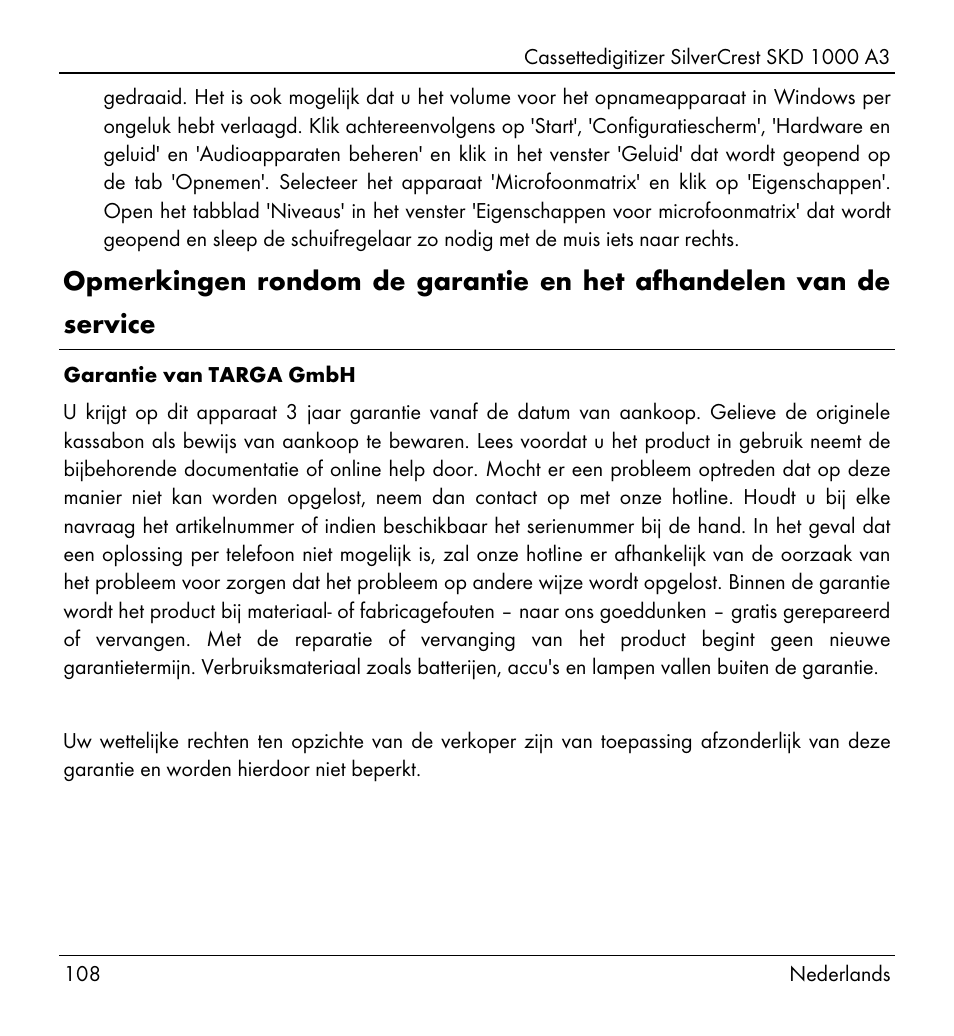 Silvercrest SKD 1000 A3 User Manual | Page 110 / 140