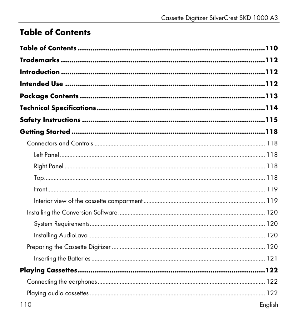 Silvercrest SKD 1000 A3 User Manual | Page 112 / 140