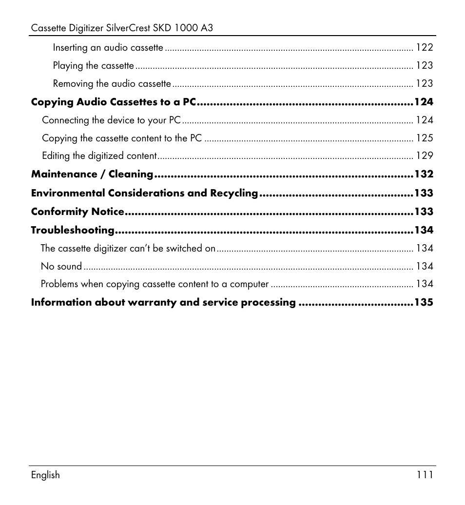Silvercrest SKD 1000 A3 User Manual | Page 113 / 140